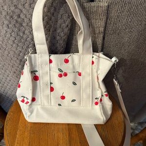 Cherry Crossbody Mini Tote